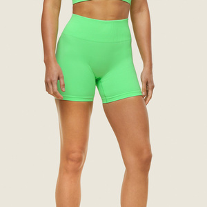 Logo personnalisé Shorts de motard pour femmes pour l'exercice et les vêtements de sport Fournisseur OEM avec tissu respirant Options de marque privée - Product Image 3