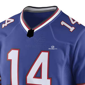 Camiseta de fútbol americano con precio al por mayor, camiseta de fútbol americano con diseño impreso personalizado - Product Image 3