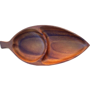 Bandeja de madera floral de múltiples compartimentos de alta calidad hecha a mano para decoración del hogar, utensilios de cocina y comedor, madera Natural con uso de catering - Product Image 2