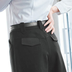 Culottes décontractées WP870-8 (LL) taille haute couleur noire - Product Image 4