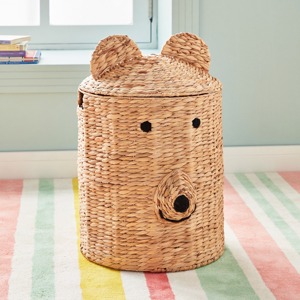 Hand woven <b>water</b> <b>hyacinth</b> storage <b>basket</b> container wholesale organizer <b>baskets</b> for kids room decor - Product Image 2