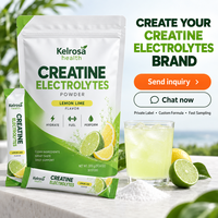 Poudre Pré-Entraînement Sportive : Créatine Monohydrate en Poudre, Complément Alimentaire pour Boisson, Soutien Énergétique et Hydrique, Poudre d'Électrolytes à la Créatine