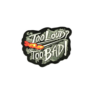 New Excellent Quality Embroidered Badges Wholesale Custom Logo Iron on 3D Embroidery Patches for Garments - Product Image 1