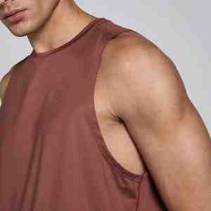 Camiseta Deportiva para Hombre, Personalizada, de Malla de Algodón, Tejido Sólido, Ecológica, de Secado Rápido, con Logotipo Personalizado, para Fisicoculturismo - Product Image 5