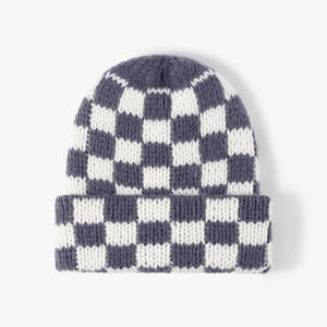 2025 gorros de invierno de punto para hombres y mujeres, gorro de invierno de punto liso, gorro holgado, gorro de punto con diseño personalizado - Product Image 4