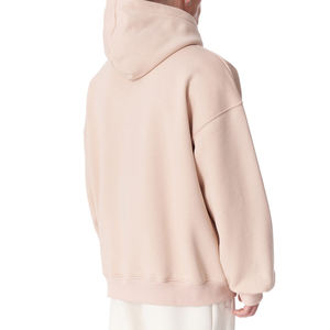 OEM Diseño de los hombres de peso pesado pulóver con capucha de algodón mezclado básico logotipo personalizado de invierno de gran tamaño pulóver en blanco con capucha básicos - Product Image 3