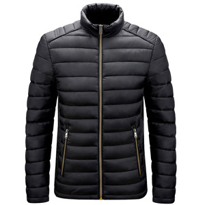Veste matelassée en coton léger pour homme, automne-hiver, haute qualité, avec logo personnalisé, col montant - Product Image 5