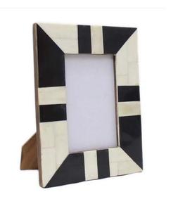 Prix de gros Cadre photo en bois incrusté d'os Incrustation à la main Cadre photo décoratif en bois et os Incrustation d'os Cadre photo rectangulaire - Product Image 6