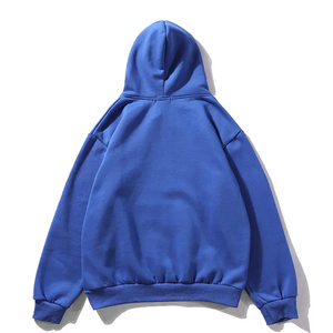 Vente en gros – Sweat à capuche décontracté 100 % coton pour homme, coupe classique, hiver, avec logo personnalisé, écologique, séchage rapide, en tissu polaire avec poche - Product Image 2