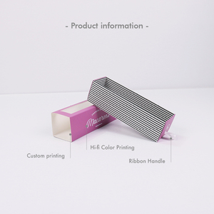 Wholesale Customs Drawer Gift Boxes with Ribbon Handles Printed Coated <b>Paper</b> <b>Packaging</b> for Shipping - Product Image 1