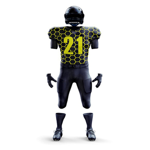 Uniforme de football américain confortable, extensible, court, antibactérien, 100% polyester, pour adultes, service OEM disponible, meilleur choix - Product Image 3