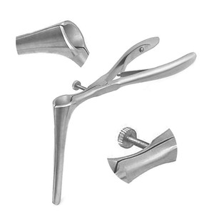 Debonairii Spéculum vaginal 100% acier inoxydable Instruments chirurgicaux Matériel métallique - Product Image 1