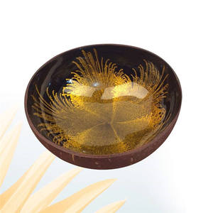 Bols en rotin laqué de qualité export, faits à la main, écologiques, design poli, échantillon gratuit, vaisselle de fête, fournisseur vietnamien - Product Image 5