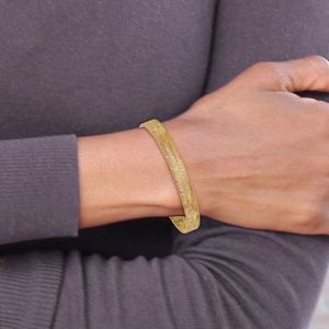 Leslie's 10K Polished <b>Stretch</b> Fine Bangle - Product Image 3