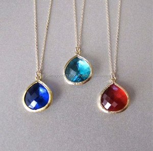 Conjunto de bisel de plata 925 de alta moda, collar de cadena corta, lapislázuli, colgante de gemas en forma ovalada, estilo de moda para el Día de San Valentín - Product Image 3