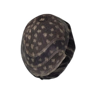 Perruque et toupet 100% cheveux humains, cheveux vierges chinois Remy, prothèse Taz Hair BD Lace Front Water Wave - Product Image 6