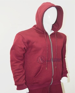 เสื้อฮู้ดผู้ชายพรีเมียมผ้าฝ้ายฟลีซน้ำหนักเบา 370 กรัม สำหรับฤดูหนาว สีพื้น ทรงปกติ รับผลิตแบบ OEM ODM - Product Image 2