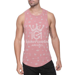 เสื้อกล้ามผู้ชายแห้งเร็วสีทึบสินค้ามาใหม่กำหนดได้เอง2025 - Product Image 1