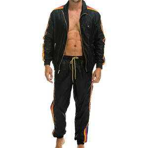 Conjunto Deportivo Cortavientos de Alta Calidad para Hombre, Poliéster/Algodón, Logotipo Personalizado, Informal, Invierno, Secado Rápido - Product Image 2