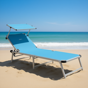 Tumbona <span class=keywords><strong>MARBELLA</strong></span> Azul 0410012N C08 con Patas Plegables, Silla Plegable Cómoda - Product Image 3