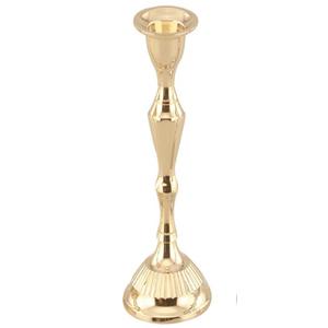 Shiny Gold Finished Aluminium <b>Taper</b> <b>Candle</b> Holder Metal <b>Candle</b> Holders And Lanterns Engraving For Lighting Decoration - Product Image 4