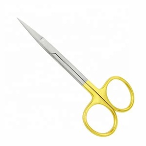 Tijeras Iris Rectas y curvadas Tamaño perfecto 4,5 "Material Instrumentos quirúrgicos de acero inoxidable alemán - Product Image 6