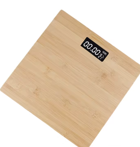 Balance de salle de bain en bambou durable (numérique/naturelle) - Product Image 2