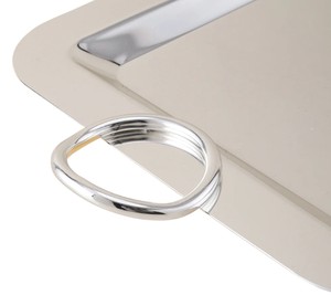 Handmade Metal Floral Design Serving <b>Tray</b> Portable Custom Finished <b>Tray</b> for Home Hotel Restaurant <b>Dinner</b> Party Usage - Product Image 6