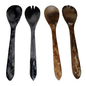 Cuillère à salade en résine brillante moderne et classique personnalisée avec poignée en résine faite de la meilleure qualité et prix - Product Image 4