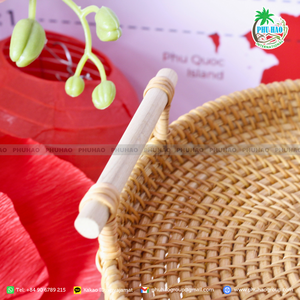 ถาดหวายธรรมชาติของผลิตภัณฑ์ชั้นนำ: สิ่งที่ต้องมีสำหรับจัดระเบียบเสิร์ฟและส่งออกอุปกรณ์จัดแต่งทรงผมที่บ้านจากเวียดนาม - Product Image 2