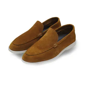 Hochwertige Loafers-Schuhe für Herren braune Farbe Produkt von Usbekistan Herstellerpreis Herrenschuhe