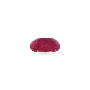 Rubis naturel de 1,46 carat, taille diamant facettée, haute qualité, ovale en forme d'étoile, hauteur 8 mm, trou de 1 mm, 1,5 mm, créé en laboratoire, traité thermiquement - Product Image 2