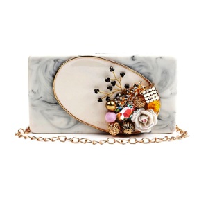 Best Indian Handicraft resin oval type clutch <b>bag</b> for <b>women</b> 1 Handicraft Resin Custom Type Clutch <b>Bag</b> for <b>Women</b> New Model - Product Image 3