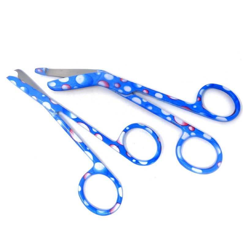 Gouttelettes roses bleues