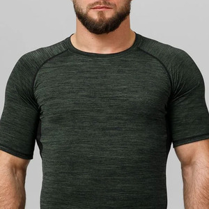 T-shirt MMA Rashguard personnalisé pour hommes, séchage rapide, demi-manches, compression, haut de fitness, design respirant pour une utilisation active - Product Image 3