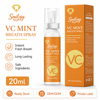 Spray Bucal Probiótico con Vitamina C, 20 ml, Tamaño Viaje, Sabor a Menta, Refrescante Bucal, Listo para Enviar