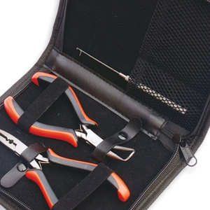 Kit de Pinzas para Extensiones de Cabello con Estuche, Tijeras, Clips, Agujas, Enhebrador de Lazos, Etiqueta Personalizada, Color Rojo Bebé, Herramientas para Extensiones de Cabello - Product Image 6