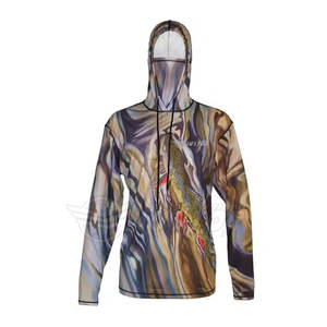 Sudaderas CON CAPUCHA DE PESCA ligeras de alta calidad para hombres Nuevas sudaderas con capucha de pesca con cordón al aire libre - Product Image 2