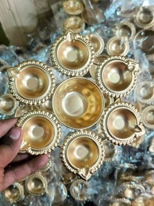 Diwali ตกแต่ง diyas, เชิงเทียน, ผู้ถือแสงชา, diyas ตกแต่ง, เทียนไห, โคมไฟ, ของตกแต่งบ้าน, ของขวัญสำหรับแขก - Product Image 3