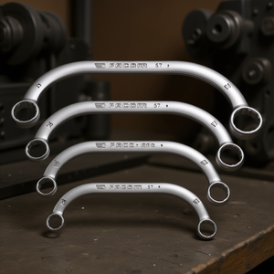 Juego de 5 llaves métricas de media luna con anillo desplazado Facom - Product Image 3