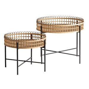 Table en rotin design antique de haute qualité avec artisanat haut de gamme idéal pour la décoration élégante du salon et de la chambre à coucher - Product Image 1