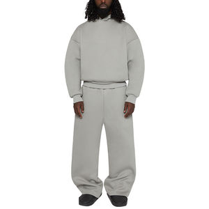 Personalizado de alta calidad de poliéster/mezcla de algodón de lana sudaderas para hombre de talla grande de gran tamaño pesado sudaderas primavera bordada - Product Image 2