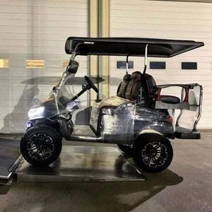 Carro de golf eléctrico levantado para 4 y 6 pasajeros todoterreno de alto rendimiento para recogida de carro de club de caza en venta - Product Image 2