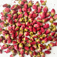 Natürlicher Duft Angemessener Preis Kunden spezifische Verpackung Premium-Qualität Rosen knospen Trockene rote Rosen knospe Getrocknete Blumen für Kräutertee