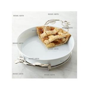 Tazón para Servir Alimentos de Aluminio con Diseño de Hojas, Tamaño Personalizado, Color Plateado, Tazón para Servir Chocolates de Home Arts - Product Image 5