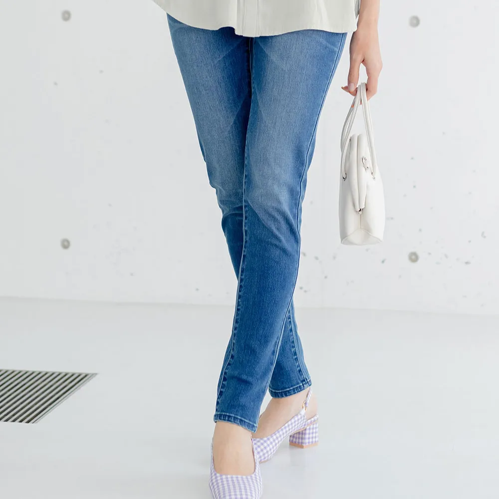 Fashion ladies women denim jeans pants supports waist easy to wear