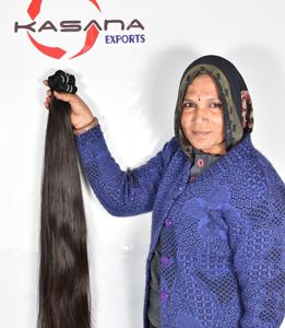 Vente en gros brute pas cher 100% droite vietnamienne couleur naturelle femmes noires pas cher traitement des vagues profondes aucun cheveux humains non traités - Product Image 2