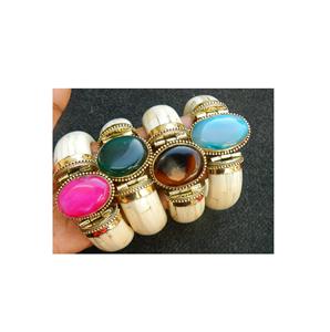 Bone <b>Bangle</b> With Brass Lock Best Quality <b>Bangle</b> Cuff Bracelet Best Packing Fashion Jewelry Women <b>Bangle</b> for Best Selling - Product Image 4