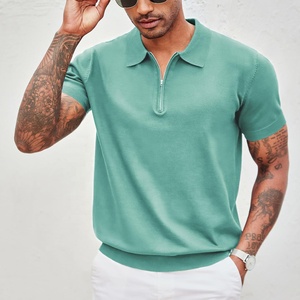 Polo personnalisé à séchage rapide, logo personnalisé, vêtements en stock, vêtements en vrac, mélange de vêtements, vêtements en balles, vêtements usagés, polo à fermeture éclair - Product Image 5