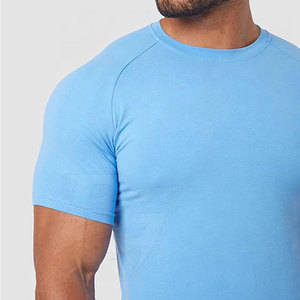 Chemises ajustées sur mesure, coupe classique, tricotées, respirantes, séchage rapide, manches courtes pour hommes, pour la gym, l'entraînement, le fitness, décontractées - Product Image 5